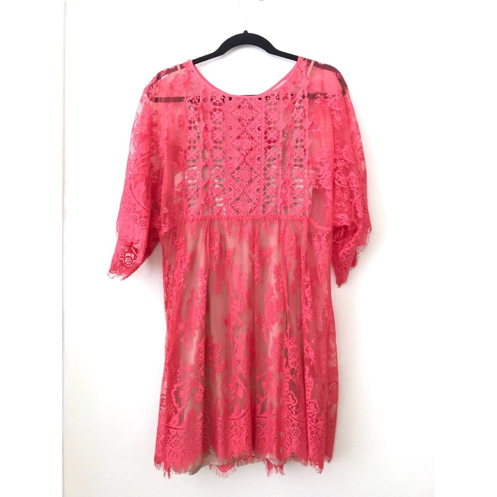 Plenty by Tracy Reese Pink Cher Lace Dress